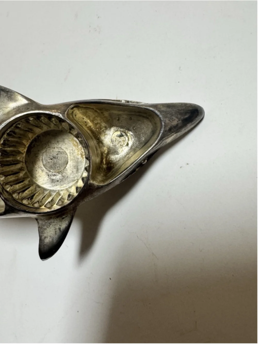 Vintage Silver Plated Dolphin Bottle Opener Cap and Twist 6.5
